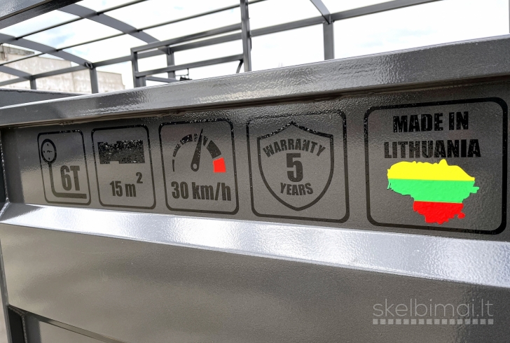 Gyvulių pervežimo puspriekabė ŽEMAITUKAS MA640