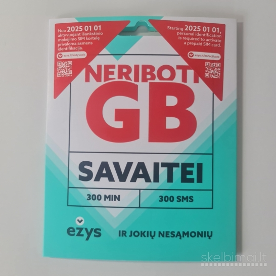 Gražūs lengvai įsimenami neaktyvuoti telefono numeriai Iki 08-1d Akcija 27€