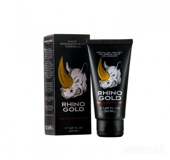 Rhino Gold gelis vyrams – natūraliai stipresnė erekcija