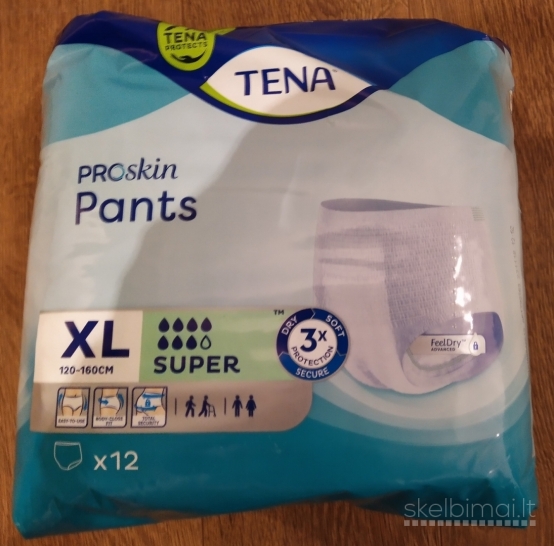 Sauskelnės - kelnaitės TENA Pants Super XL (7 laš.)