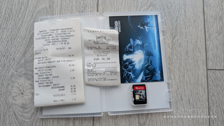 Nintendo Switch likučiai (V1, V2, Lite, Oled)
