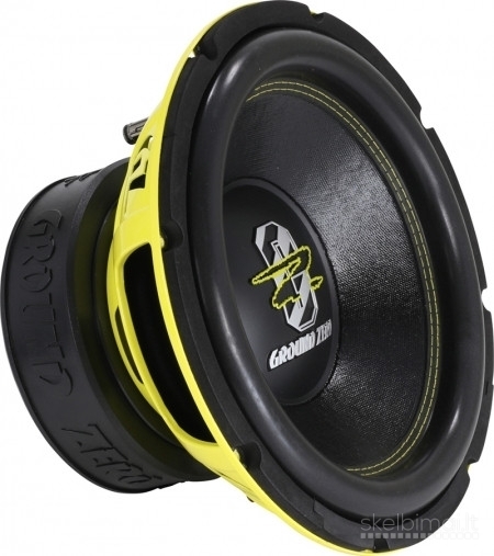 Ground Zero GZRW 12XSPL 30cm 1500W 2x2 Ohm žemų dažnių garsiakalbis automobiliui