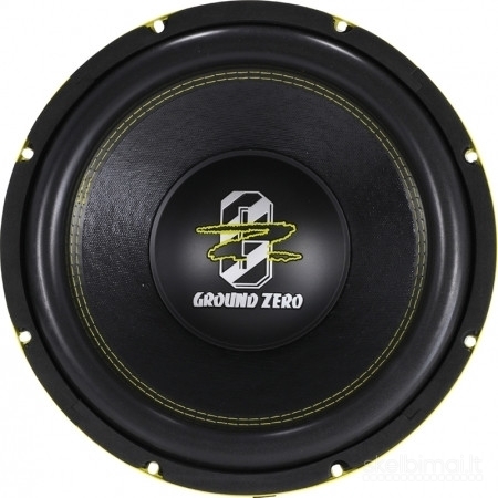 Ground Zero GZRW 12XSPL 30cm 1500W 2x2 Ohm žemų dažnių garsiakalbis automobiliui