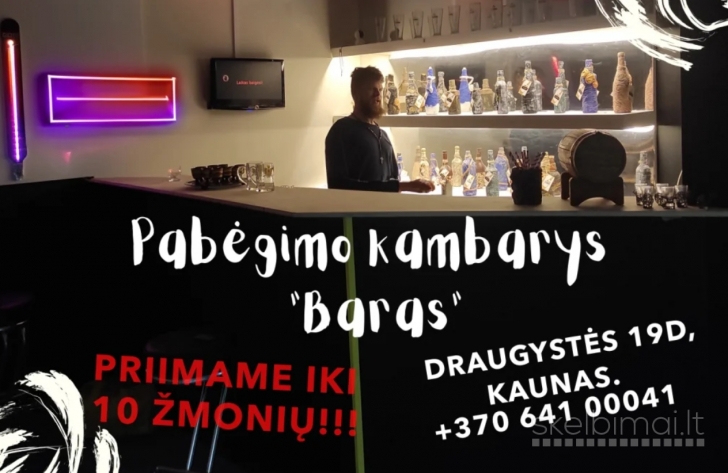 Naujas pabėgimo kambarys Kaune