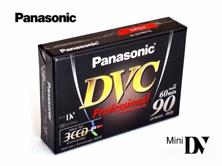 Panasonic mini Dv kasetės_naujos neišpakuotos