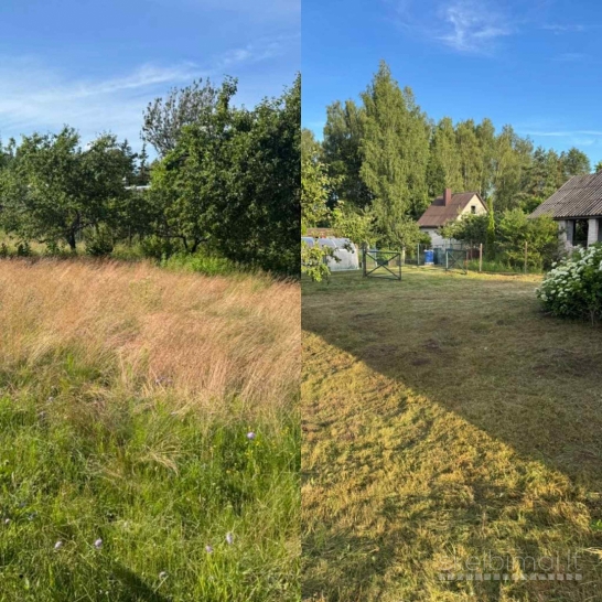 vejos pjovimas, gerbūvio darbai