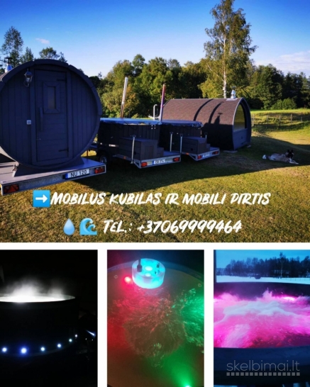 Dar vis turime NUOMAI Mobili pirtis ir kubilas !
