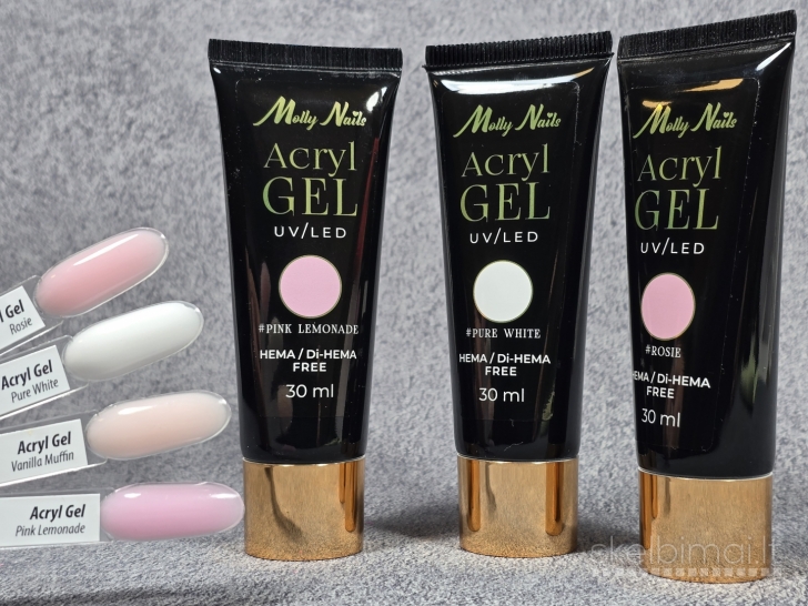 Polygelis nagų priauginimui Molly Nails