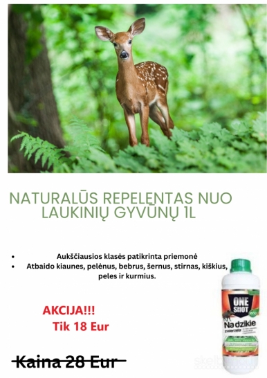 Priemonė nuo laukinių gyvūnų 1 l