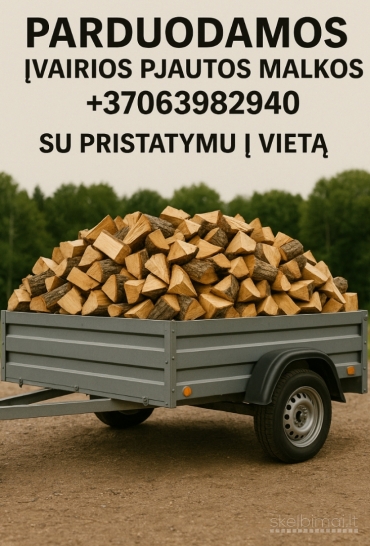 Parduodamos įvairios malkos Telšiuose