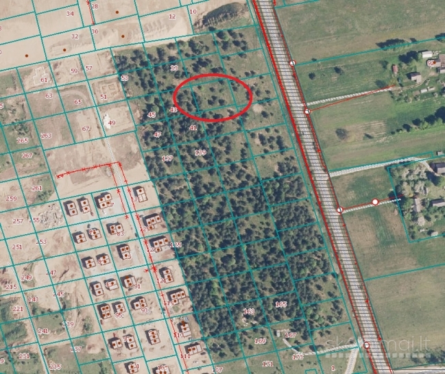 Vilnius, Trakų Vokė, Zubiškių g., namų valdos paskirties sklypas