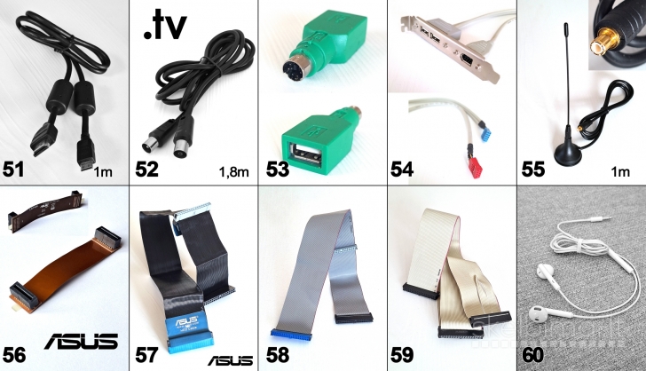 Viskas po 2€_scart aux tulpės svideo usb hdmi utp