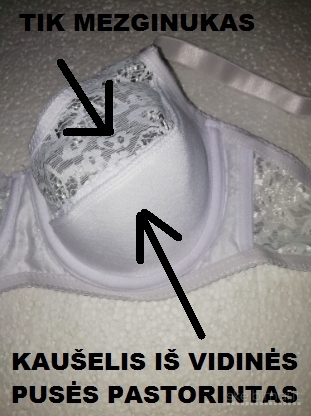 Kvėpuojanti liemenėlė D kaušelis,