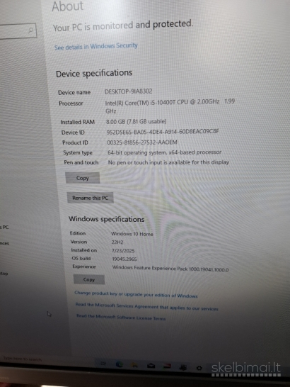 Lenovo ideacentre aio 3 24imb05 