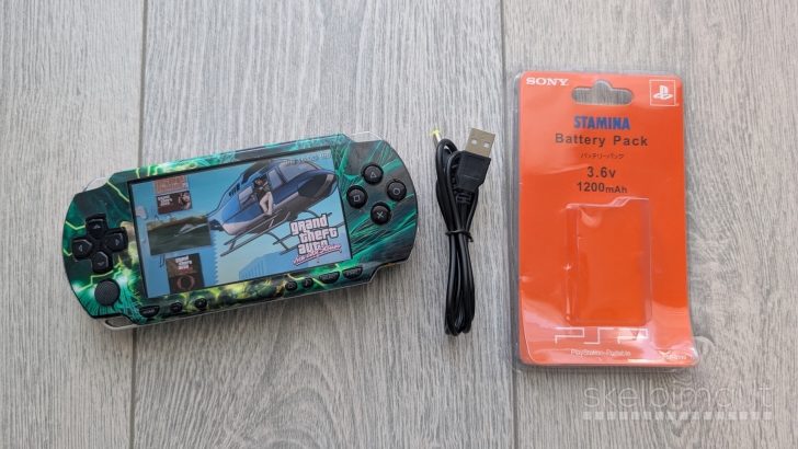 Atrištas PSP 1004 16gb + 41 žaidimu