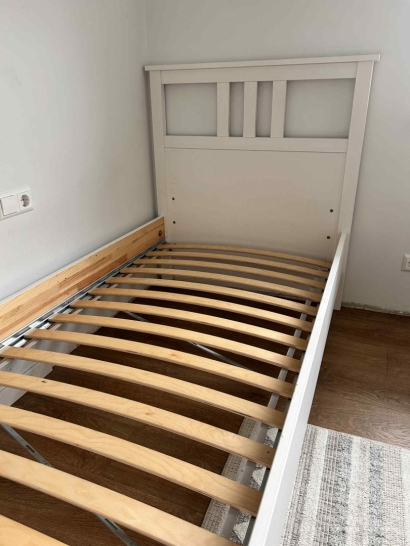 IKEA viengulė lova Hemnes balta Garliava Kaunas