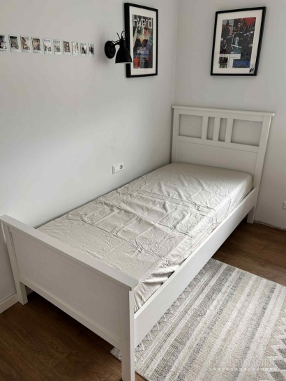 IKEA viengulė lova Hemnes balta Garliava Kaunas