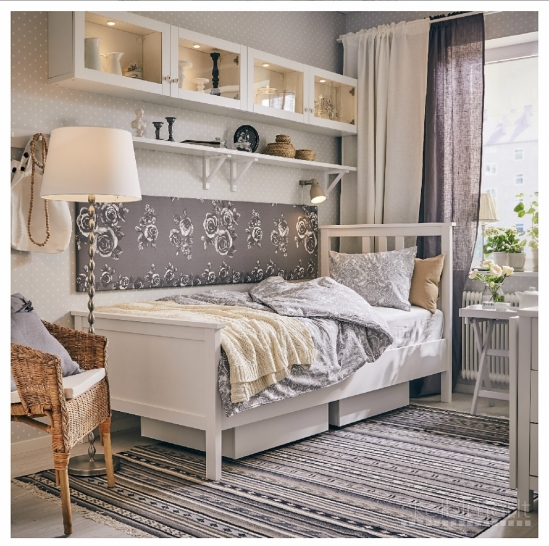 IKEA viengulė lova Hemnes balta Garliava Kaunas