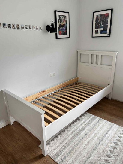 IKEA viengulė lova Hemnes balta Garliava Kaunas