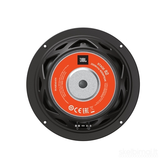 JBL Stage 82 automobilinis žemų dažnių garsiakalbis
