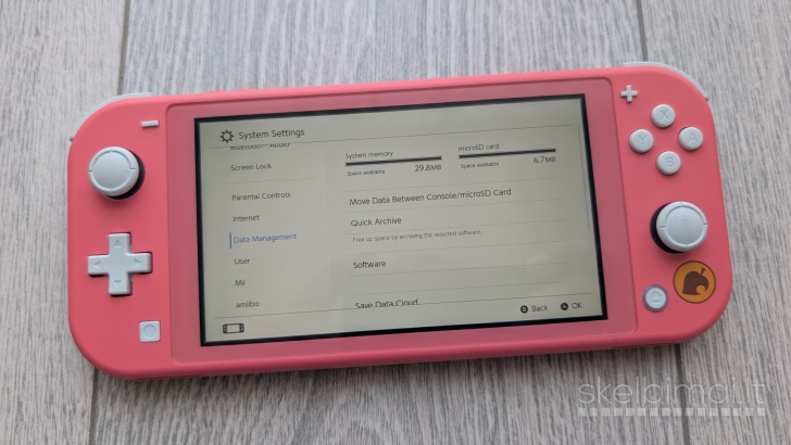 Nintendo Switch Lite 40GB + 16 žaidimų