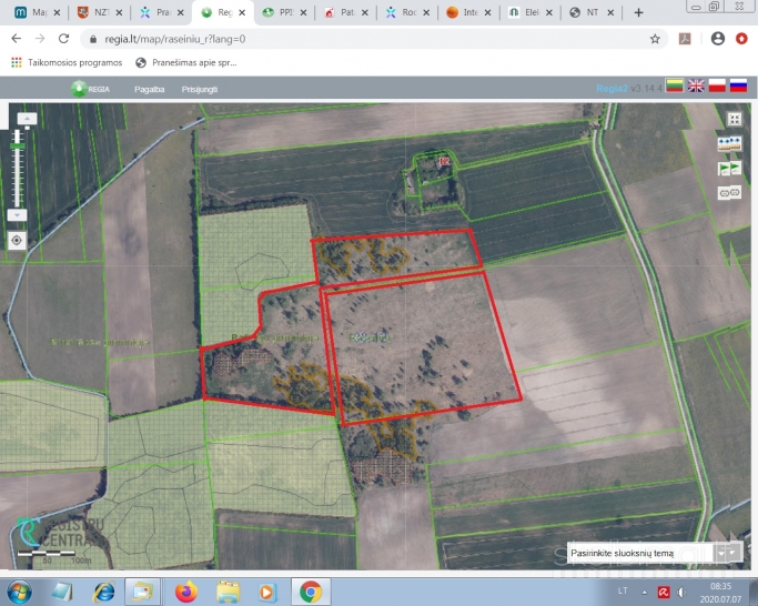5.44 ha Raseinių r. Ariogalos sen.