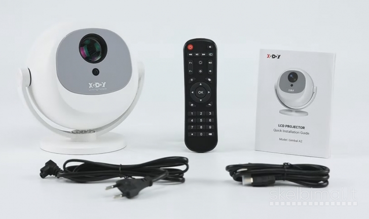 4K TV-PROJEKTORIUS+VIRŠ 2000 GOOGLE TV KANALŲ NEMOKAMAI!