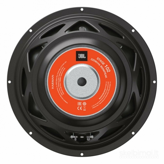 JBL Stage 102, automobilinis žemų dažnių garsiakalbis