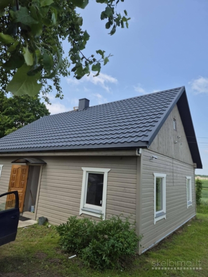 Šlaitinių stogų dengimas, renovacija.