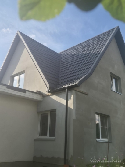 Šlaitinių stogų dengimas, renovacija.