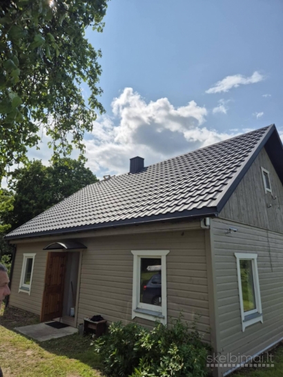 Šlaitinių stogų dengimas, renovacija.
