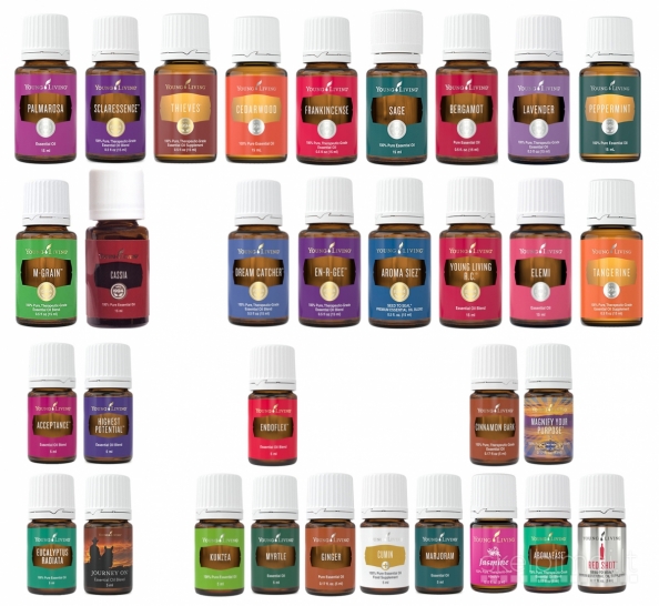 Young Living kompanijos eterinis aliejus