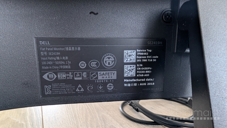 Dell 22" / 24" / 27" , Aoc 24" monitoriai