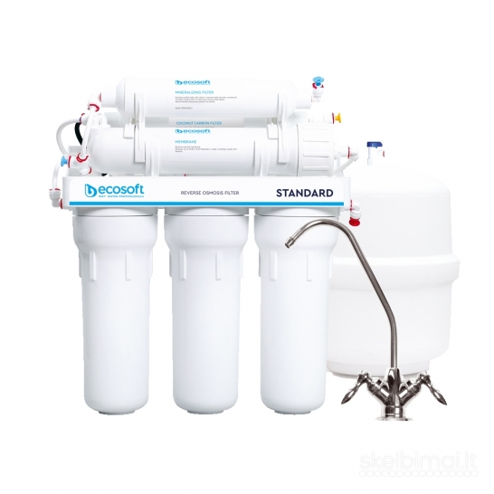 Ecosoft RO-6 – geriamojo vandens filtras su mineralizacija, Vokietija
