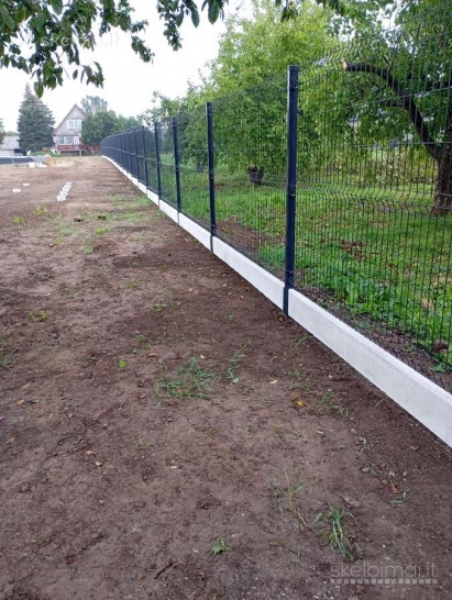 Segmentinių bei tinklo tvorų montavimas