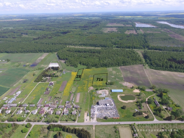 Parduodamas 71.62 arų namų valdos sklypas 