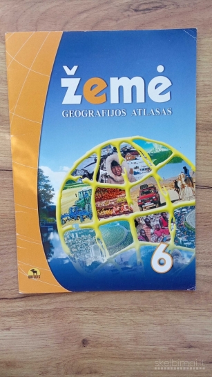 Geografijos atlasas Žemė 6kl.