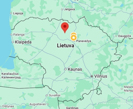 PARDUODAMAS 2 KAMBARIŲ BUTAS PAKRUOJYJE, STATYBININKŲ G. 13