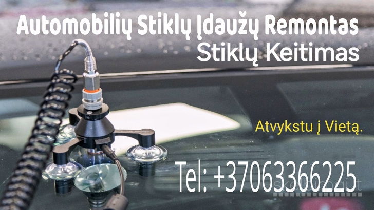 Automobilių Stiklų Įdaužų Remontas.