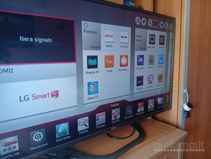 LG televizorius 
