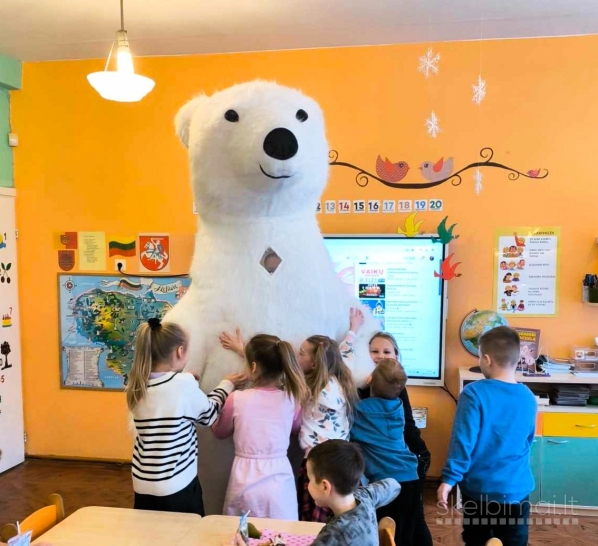 Baltos meškos sveikinimas!