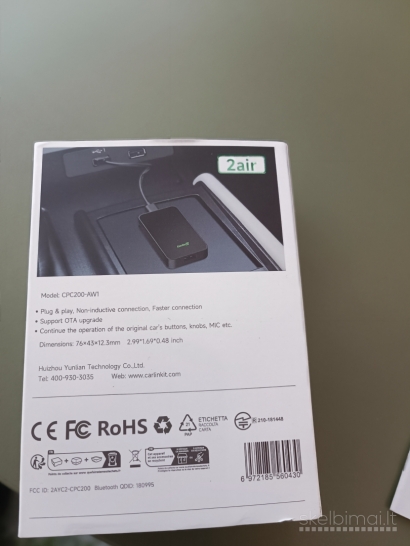 2Air Carlinkit  - Wireless adapteris 