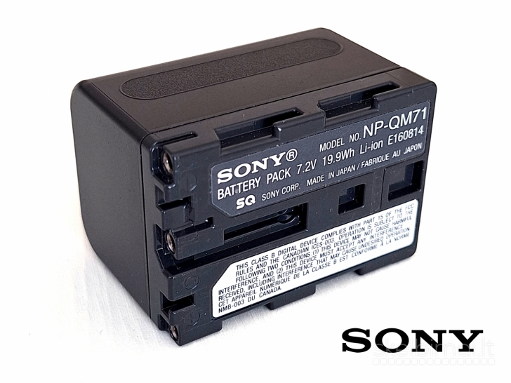 Sony kameros baterija akumuliatorius Np-qm71