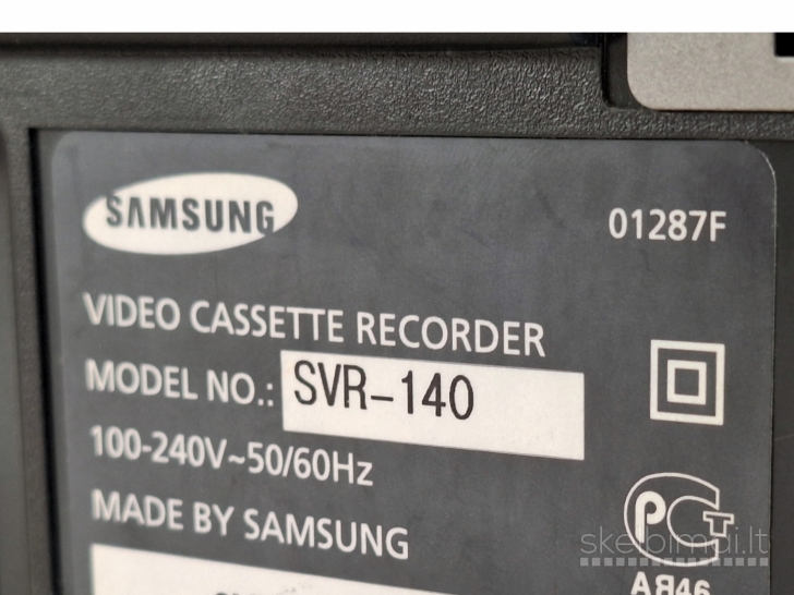 Samsung VHS kasečių grotuvas