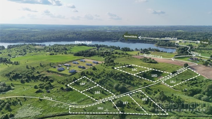 Parduodami namų valdos sklypai Kalnų g. 18, Meiluškių k., Trakų r. sav.