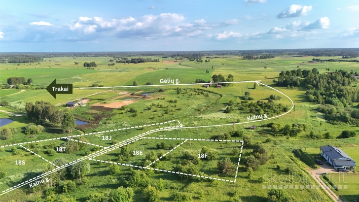Parduodami namų valdos sklypai Kalnų g. 18, Meiluškių k., Trakų r. sav.