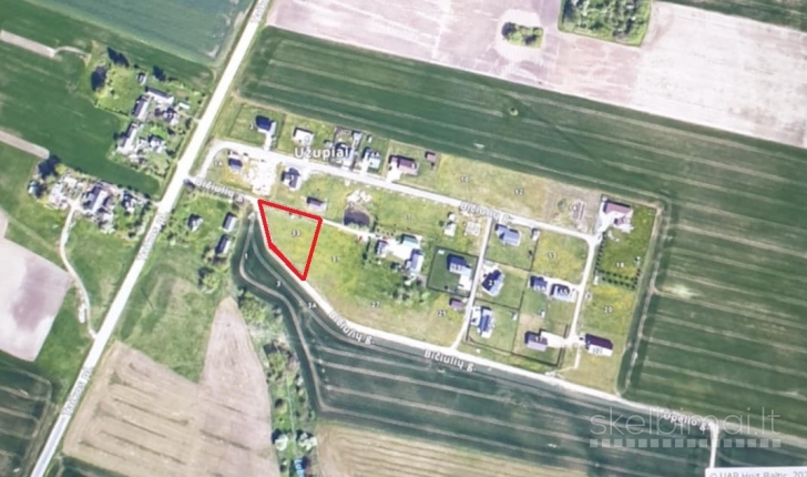 Kauno r. naujas namų kvartalas gražioje vietoje