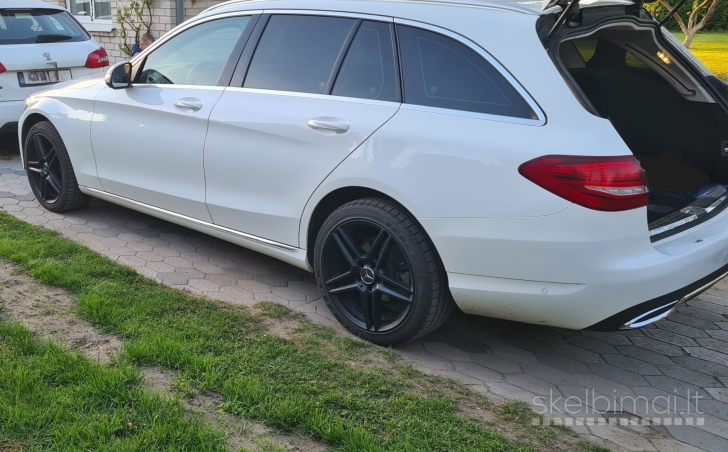  Mercedes benz C klasės R18 ratlankiai juodi matiniai