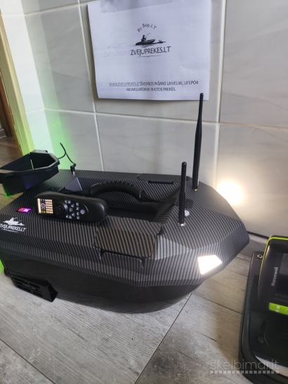 Naujas Assaissin GPS Pašaro jauko gabenimo laivelis Echolotas