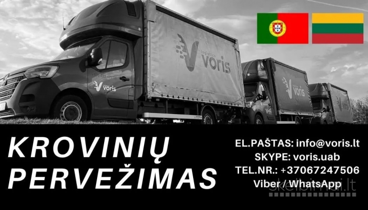 Reikia greitai pervežti krovinį iš Portugalijos skambinkit +37067247506